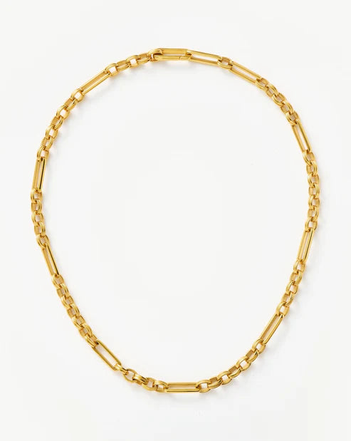 Everyday Chunky Gold Chain Necklace – Seamless Clasp Design