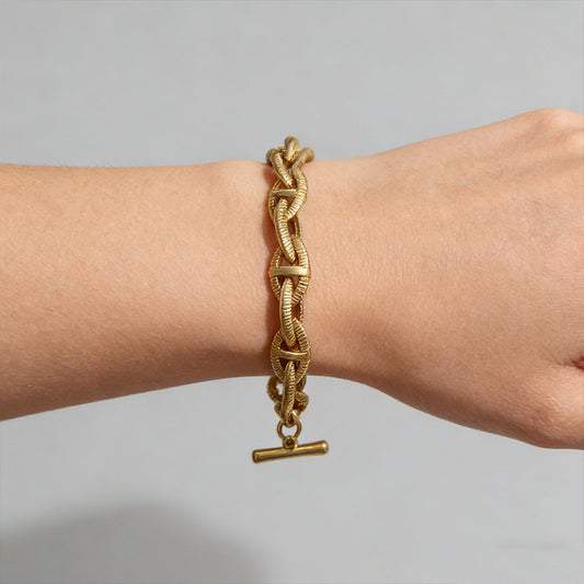 Interwoven Chain Bracelet