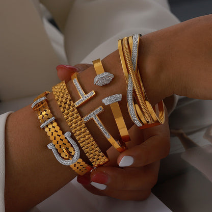 14K GOLD Light Luxury Versatile High-End Bracelet