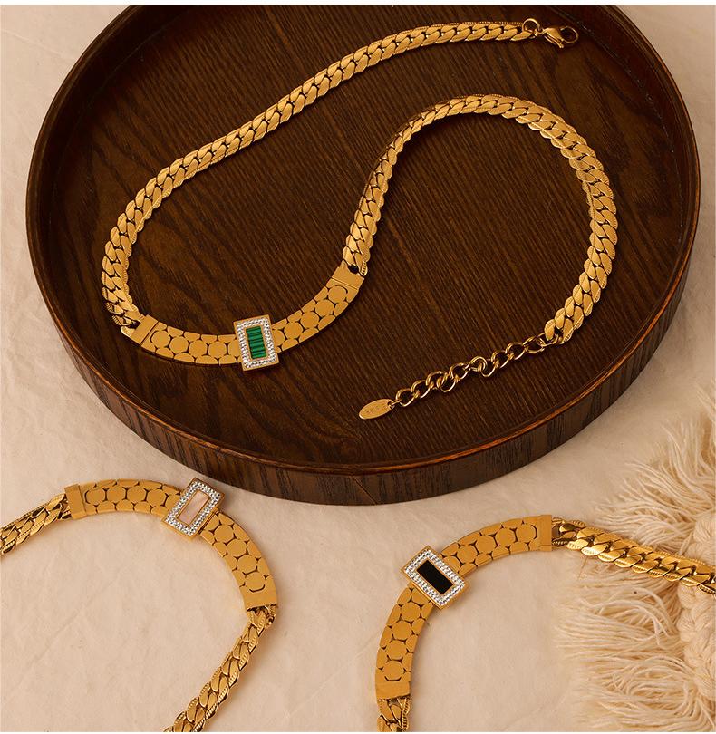 14 K GOLD Honeycomb texture necklace bracelet earrings ring
