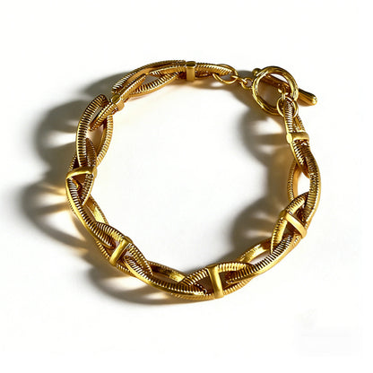 Interwoven Chain Bracelet