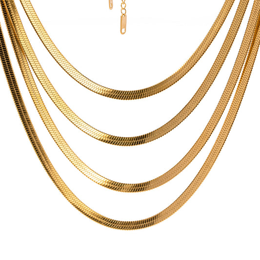 Layering Square Snake Chain