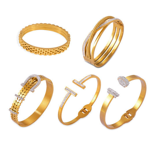 14K GOLD Light Luxury Versatile High-End Bracelet