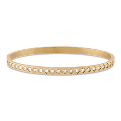 14K Gold Diamond Multi Overlap Bracelet
