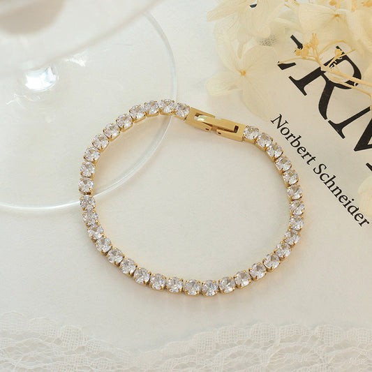 Luxury Handmade Lab-Grown Diamond Bracelet