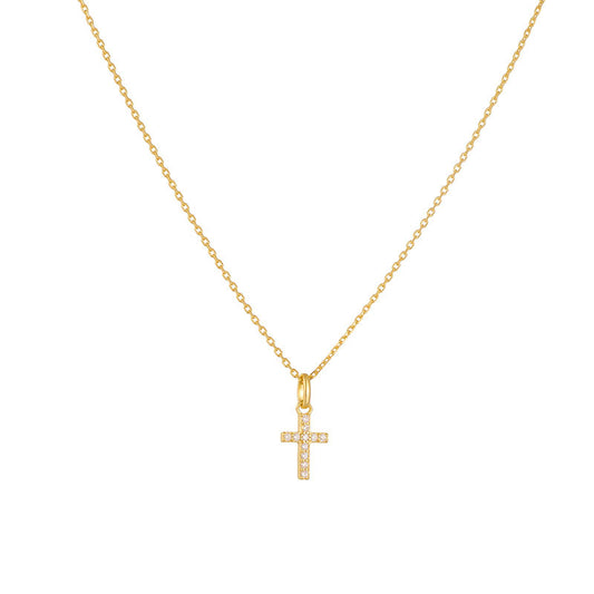 Eternal Cross Zircon Necklace