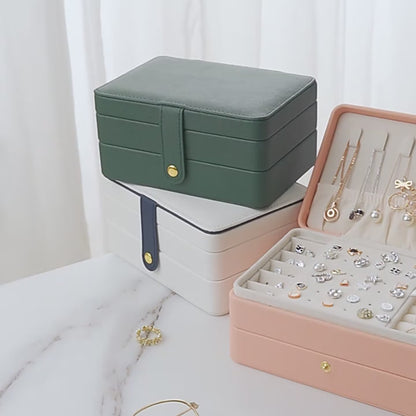 Three layer large capacity jewelry sorting box